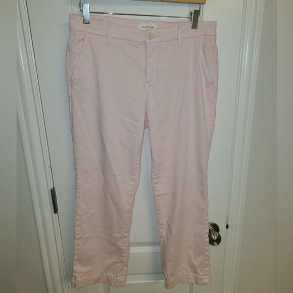 Lila Ryan Heavenly Pink Capri pants size 10 - Picture 3 of 6